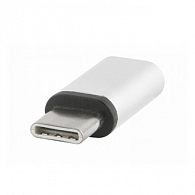 Micro USB - Type-C (серебристый)