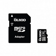 MicroSDHC 32GB Class 10 UHS-I, с адаптером