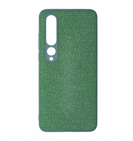 Kanvas jeans PU Hard для Mi 10/10 Pro (зеленый)