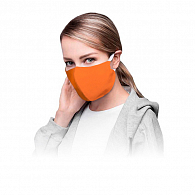 Защитная многоразовая маска (оранжевый)