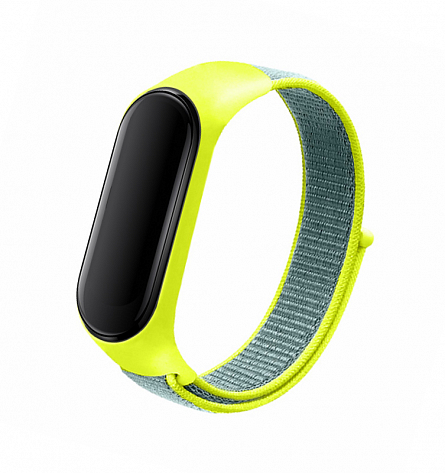Купить сменный ремешок Red Line для Xiaomi Mi Band 6 нейлоновый (желтый) в  Москве, России | Интернет-магазин Xiaomi