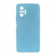 Fluff TPU Hard для Xiaomi Redmi Note 10 Pro (синий)