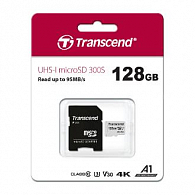 Transcend 300S microSDXC 128GB UHS-1 + адаптер