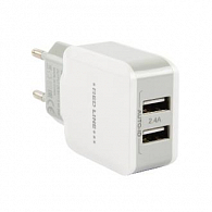 2 USB (NC-2.4A), 2.4A (белый)