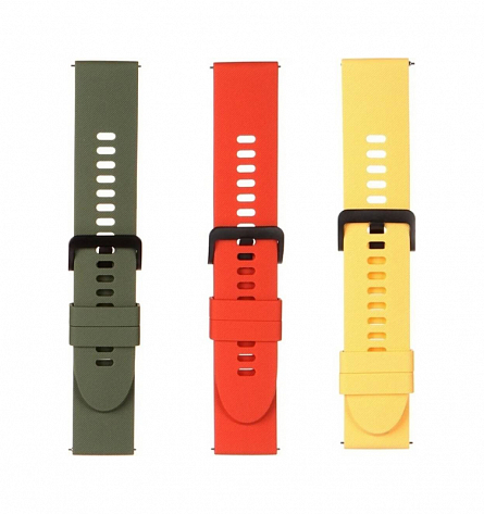 Mi Watch Strap (3-Pack) (оливковый, оранжевый, желтый)