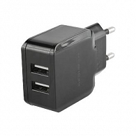 2 USB (NC-2.4A), 2.4A (черный)